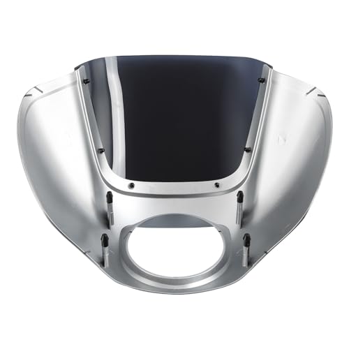 Image of Front Headlight Quarter Fairing Windshield Fit For Harley Softail Low Rider FXLR S FXLRS 2018-2025 Street Bob FXBB FXBBS 2018-2025 Softail Standard FXST 2020-2024 Barracuda Silver Denim