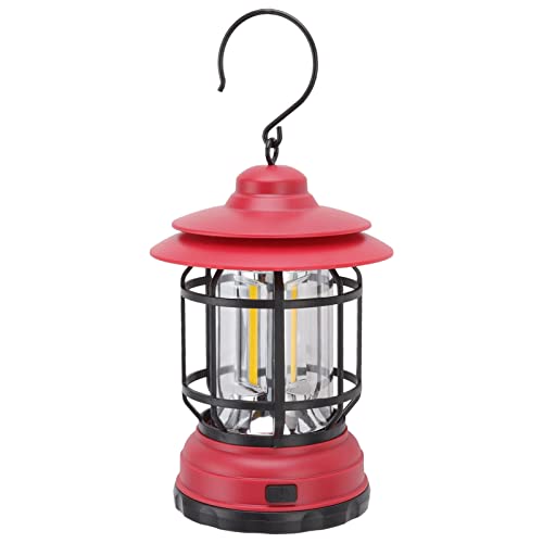 Style by Trend -LED Camping Lantern, Battery Powered Bright COB Camping Light, Outdoor Waterproof Tent Light for Camping Picnic BBQ Hiking Fishing, Emergency Light(Red) |