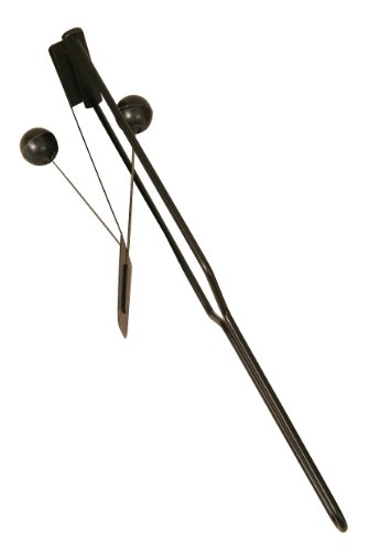 Mid-East Flexitone Large Unique Steel Percussion Instrument - White - Boing-Boing Sound - 11.5 x 3 Inches