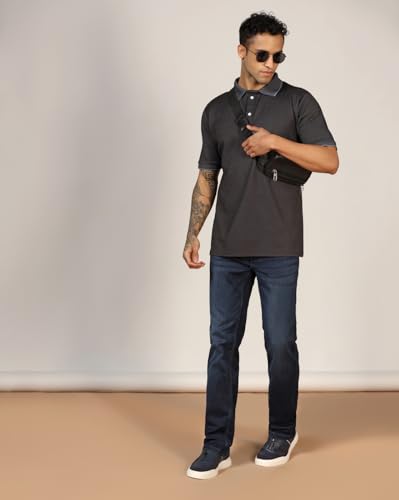 Image of Leriya Fashion T Shirt for Men || Men T-Shirt || Men Polo T-Shirt || Men Plain T-Shirt || V-Neck Collar Tshirt