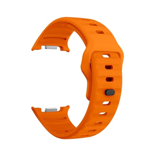 [PLYYQZM] Sam su ng �ɍ��� Galaxy Watch 8 40 44MM/8Classic 46MM�p���o�[�X�o�b�N���V���R���o���h�����p�ʋC���u���X���b�g���X�g�o���h�ɓK�p(Orange,For Watch8 44mm)