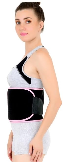 PRIONA Waist Trimmer Belt for Men and Women | Adjustable Gym Sweat Waist Trainer with Pocket | Fitness Sweat Belt for Workout Running Yoga Back Support | Stomach Shapewear Sauna Belt-image-29