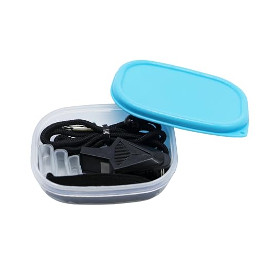 Silbato para entrenador con cordón negro miniatura 7