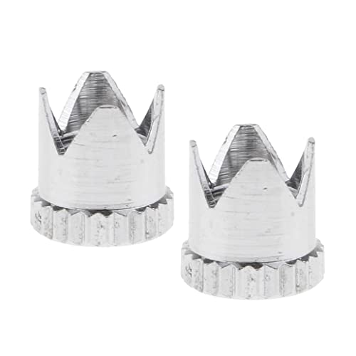Pièces pour aérographe F Fityle argentées pack de 2 éléments de rechange