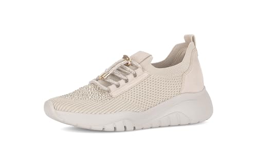 Gabor Damen Low-Top Sneaker, Frauen Halbschuhe,Best Fitting,straßenschuhe,Strassenschuhe,Sportschuhe,Freizeitschuhe,Oak (Glitter),39 EU / 6 UK