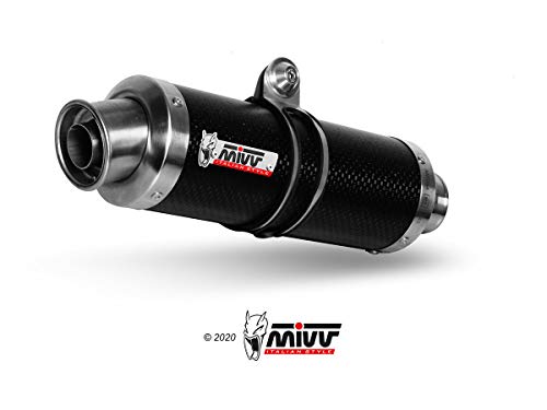 Escape Mivv GP Carbono para Suzuki Gladius 2009 a 2015 4