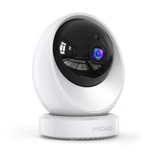 Vista Panorámica de 360° Cámara de Vigilancia WIFI, Mibao 1080P Cámara IP, Visión Nocturna, Conversación Bidireccional, Detección de Movimiento, Almacenamiento en la Nube, Tarjeta SD Aplicable