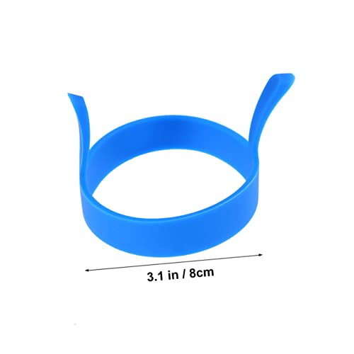 ERINGOGO 6個 シリコン製耐熱丸型卵焼き型 ノンスティック調理用オムレツ 目玉焼きリング パンケーキも形良く焼けるキッチン ランダムカラー