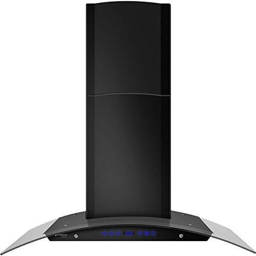 Coifa de Parede Cadence Curvature Touch, 90cm, 180W, Preto, 220V, CFA392