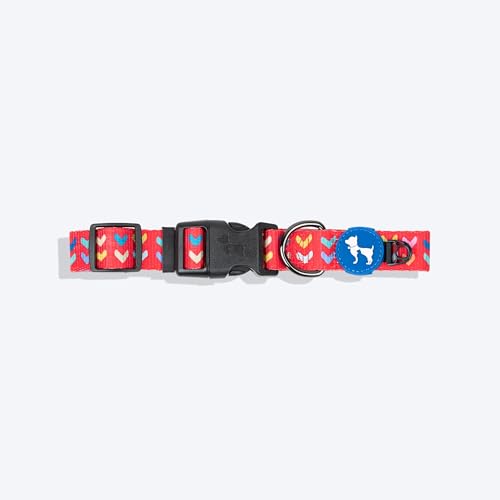 Image of HUFT Heart to Heart Dog Collar - Red - L