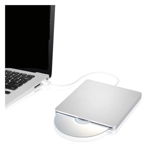 Lecteur DVD externe USB et Type-C silver pour ordinateur portable - 5