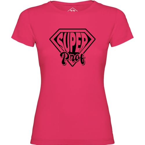 T-Shirt Super Prof Rose pour Exprimer votre Fierté d'Enseigner