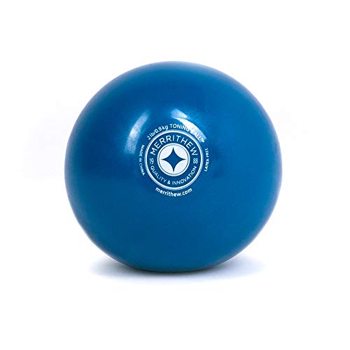 STOTT PILATES Merrithew Toning Ball (Blue), 2 lbs / 0.9 kg