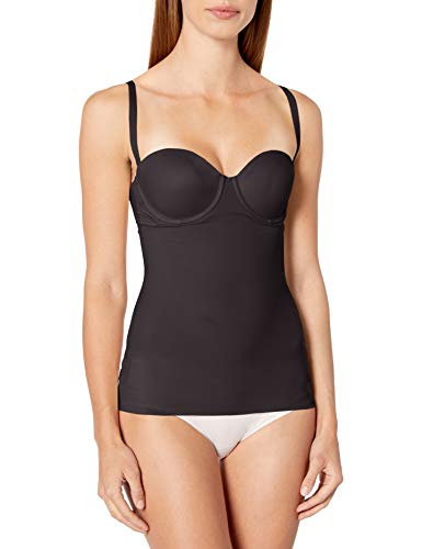Flexees Women's Maidenform Shapewear Endlessly Smooth Foam Cup Cami, Black, 36D