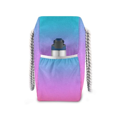 Neon (loanword) Waterproof big beach bag with zipper large work tote bags for women for Travel Gym Vacation3