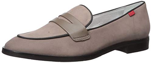 MARC JOSEPH NEW YORK Damen Womens Leather Made in Brazil Bryant Park Loafer Slipper, Earth Nubuk, 38 EU Cover