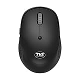 (Refurbished) TVS ELECTRONICS Champ Ikon Bluetooth Wireless Mouse with 800/1200/1600 DPI Resolutions | Up-to 3 Connectivity | Supports BT5.0 and BT3.0 & Separate USB Receiver, On/Off & Connectivity Switch