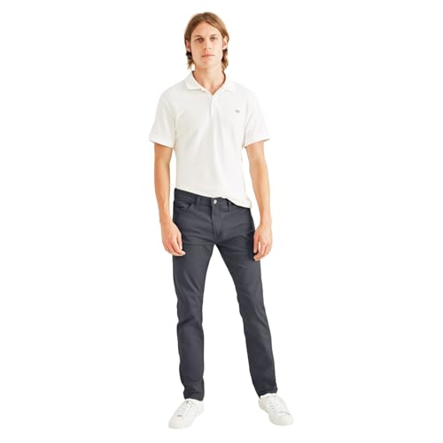 DOCKERS mens Slim Fit Jean Cut All Seasons Tech Pants2