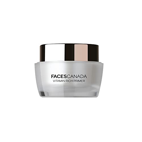 Image of FACES CANADA Vitamin Rich Primer, 15g | Minimizes Pores | Evens Skin Tone | Perfect Makeup Base | Keeps Makeup Intact | Long Lasting | Revitalises Skin | Paraben Free | Oil Free Formula