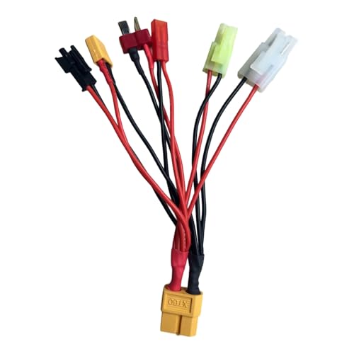 Cable divisor Aviation Grade 6 Way XT60 para UAV miniatura 7