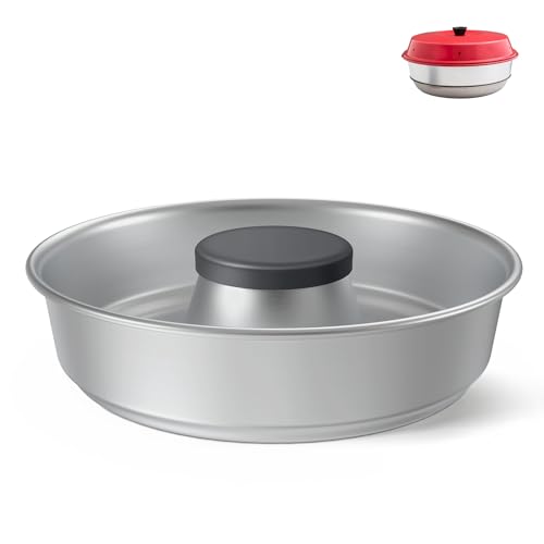 ecooe Silikondeckelchen passend für OMNIA®-Backofen, Kaminabdeckung (ohne Backofen), Kleckerdeckel für Omnia Sweden und Pan Maxi, BPA-frei, spülmaschinenfest (dunkelgrau)
