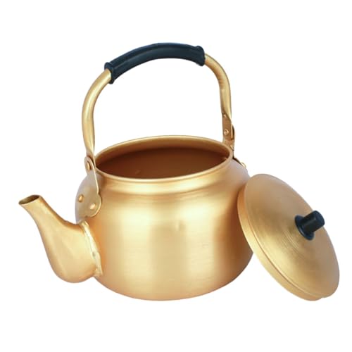 iplusmile Tetera de Aluminio para Cocina Mango Antiescaldaduras Hervidor de Agua para Estufa de Gas Inducción Resistente Gran Capacidad para Hogar y Restaurante