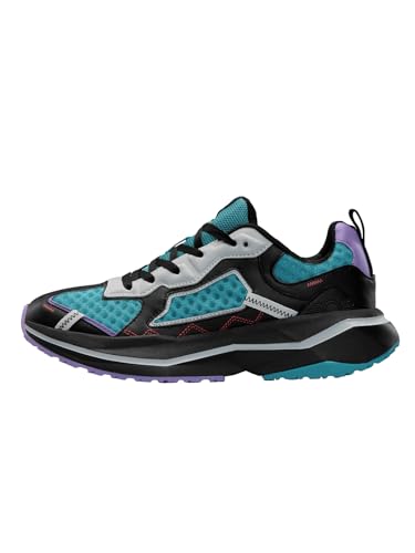 Image of The Souled Store Trailblazer: Vortex Men and Boys Blue PU Upper Lace Up Low Top Sneakers