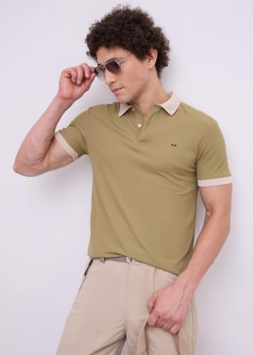 Image of Nostrum Mary Half Sleeve Polo T-Shirt with Two-Tone Collar, Stylish T Shirt for Men, Polo Tshirts for Men, Cotton T Shirt for Man, Casual Tshirt for Mens Boys