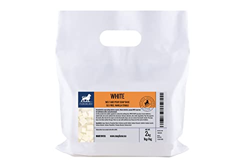 2kg (1kg+1k) Jabon Base de Glicerina Blanco