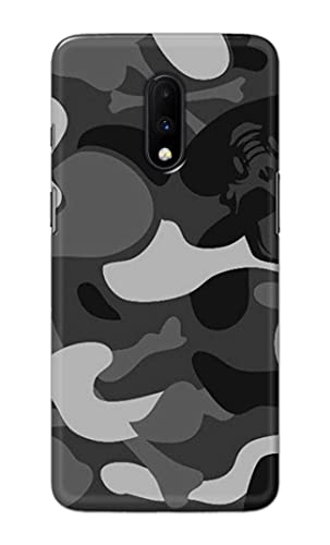 Image of Printed Hard Back Cover Case for OnePlus 6T | OnePlus 7 Back Cover (Army Pattern) -702