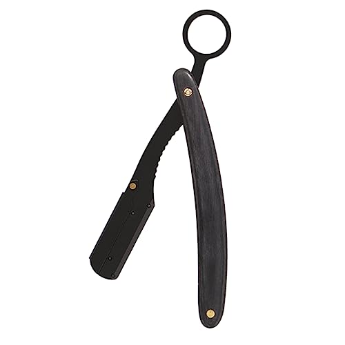 MERRYHAPY Men's Razor Beard Shaving Tool Barbers Razor Holder Stainless Steel Construction