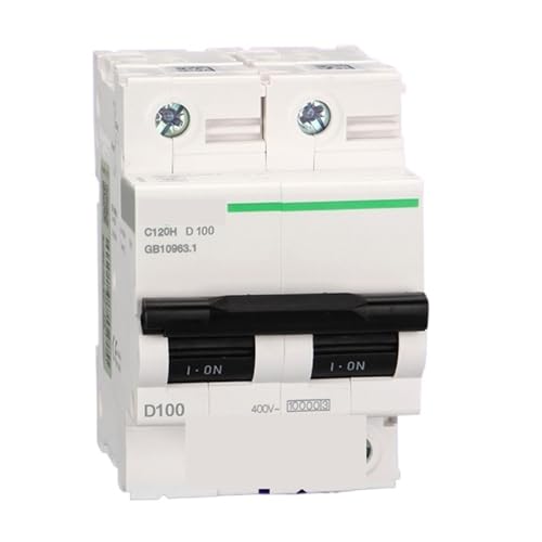 Disjoncteur C120H 2P D100A A9N19821 pour protection électrique circuit