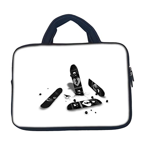 Image of TheSkinMantra Chain Laptop Sleeve Bag Compatible with Laptop /Macbooks /Chrombook /Notebook /Zbook (13.3 Inch [Handle], Mystery)