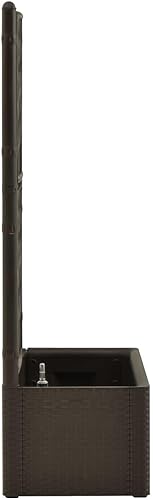 Miniatura 4 de WEMYUFURN Garden Raised Bed with Trellis and Self Watering System Mocha,Raised Garden Bed,Outdoor Planters for Flower Herb Garden