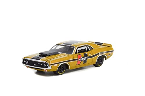 Modelo 1970 Dodge Challenger R/T Gold escala 1:64