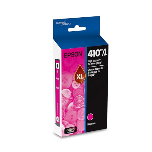 Image of EPSON 410 Claria Premium Ink High Capacity Magenta Cartridge (T410XL320-S) Works with Expression XP-530, 630, 640, 7100, 830