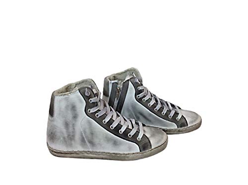 VIA CONDOTTI Scarpe Sneakers Alte Uomo Donna Pelle...