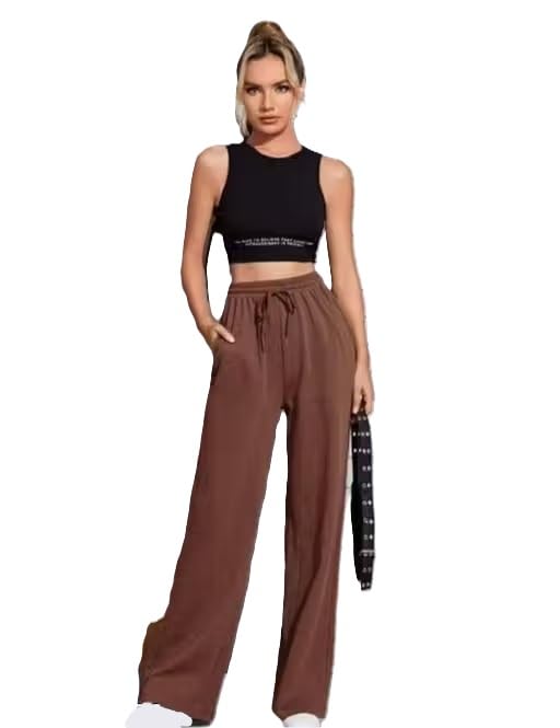 Girls Solid Side Pocket Lower Relaxed Fit Cotton Blend Casual Modern Utility Style-image-31