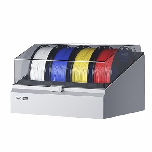 QIDI Box para Q2/Q2C, Sistema de Multicolor Impresión 3D, 65 °C Secado Activo, Reconocimiento Inteligente NFC, Recarga Automática de Filamento para PLA/PETG/ABS/CF/GF/PA/PC | Ya disponible en tu tienda friki favorita! En mundofriki.es!