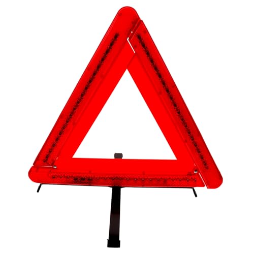 Triangle de présignalisation lumineux voiture et dispositif éclairage routier