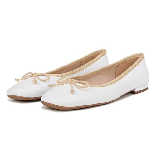 miss left Women Closed Round Toe Bowknot Slip on Flats Comfy Insole Casual Walking Daily Commuting Shoes Size 4-16 US4