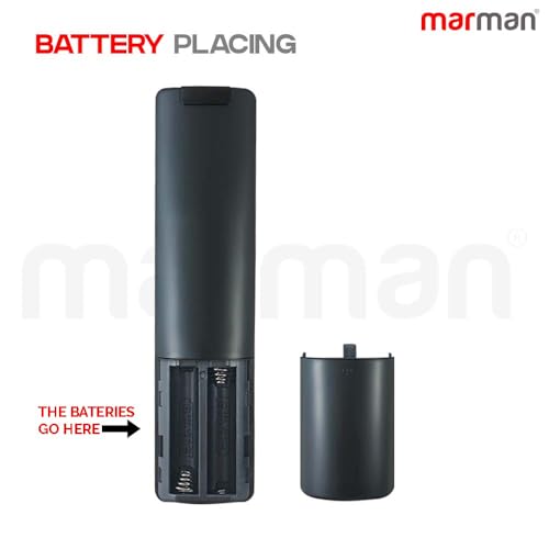 Image of marman Compatible with Akai Smart Tv Remote Control Original Suitable for LED Ultra HD Full HD TV Non Voice Command & No Bluetooth Connection - Match the Keys One By One with Existing Model