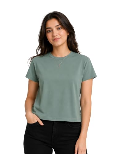 Image of Women's Plain Cotton T-Shirt
