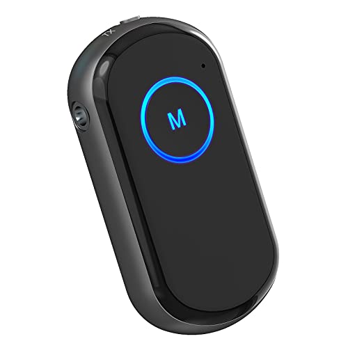 Miaoao Receptor de áudio sem fio BT 5.0,transmissor,viva-voz para automóvel,adaptador de 3,5 mm BT