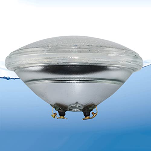 BDSHL Lámpara LED para Piscina Taza Vidrio Grueso 12v Control Remoto Inalámbrico IP68 a Prueba de Agua Colorida Bombilla Par56 Piscina Luminaria Integrada Fuente de Luz, 4 Colores de Luz 6 Potencia