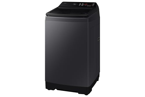 Image of Samsung, 10kg, 5 Star, AI Wash, Eco Bubble, AI Energy Mode, AI VRT+, Quick Wash, Super Speed, Smart Control, Digital Inverter, Fully-Automatic Top Load Washing Machine, WA80F10S2CTL, Deep Charcoal