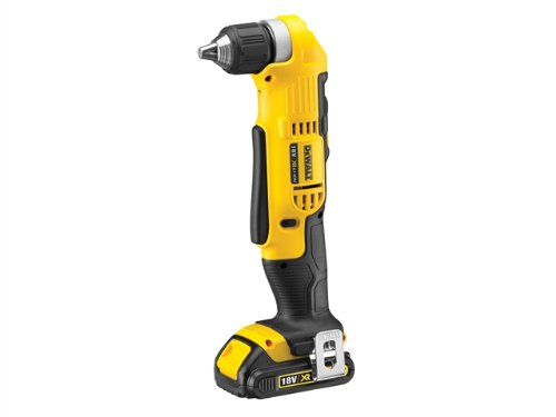 Image of Dewalt DCD740C1 18v XR 2 Speed Right Angle Drill Lithium -1 Battery Charger Case