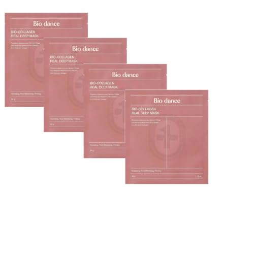 Image of Korean Bio Dance Bio-Collagen Mask, Made in Korea, 34g (Pack of 4)