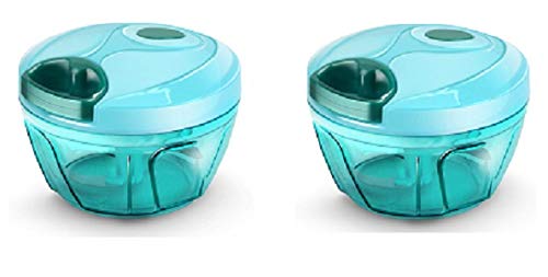 Royal sapphire Triple Blade with Pull Cord Technology (Green, Small) - Set of 2 Pcs