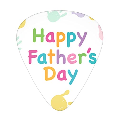 Ensemble de 12 médiators de guitare Hand And Happy Fathers Day pour guitare acoustique, guitare électrique, contrebasse… - Les Beatles, Paul McCartney, John Lennon, RIngo Starr, George Harrison Ensemble de 12 médiators de guitare Hand And Happy Fathers Day pour guitare acoustique, guitare électrique, contrebasse…